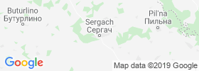 Sergach map